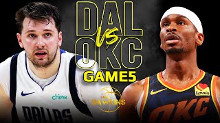 Dallas Mavericks vs OKC Thunder Game 5 Full Highlights  2024 WCSF  FreeDawkins [upl. by Delisle]