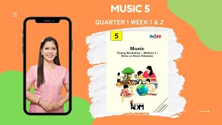 MUSIC 5 QUARTER 1 WEEK 12 NOTES AND RESTS  ADM  MAPEH GRADE 5 [upl. by Suiramad]