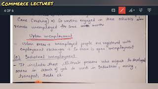 rural and urban unemployment  disguised seasonal industrial educated unemployment  class 12 [upl. by Dann]