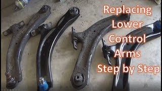 Replacing Nissan Rogue Control Arms [upl. by Bordiuk]