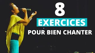 8 Exercices de chant EFFICACES pour AMÉLIORER SA VOIX [upl. by Ingrim]