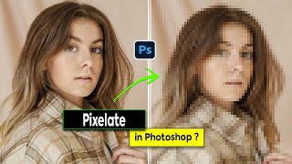 How to Pixelate in Photoshop  Photoshop Tutorial [upl. by Ardnal]