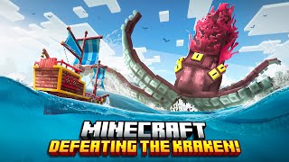 Defeating The Kraken in Hardcore Minecraft [upl. by Hardin]