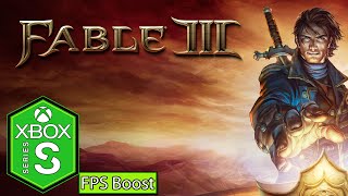 Fable 3 Xbox Series S Gameplay Review FPS Boost Xbox Game Pass [upl. by Anniahs]