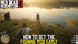 Fishing rod early in chapter 2  RDR2 [upl. by Nylirem538]