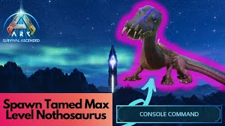 Tamed nothosaurus Spawn Command Ark Survival Ascended [upl. by Moule]