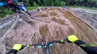 European Downhill Cup Leogang 2016  Course Preview Fabio Wibmer [upl. by Esinet]