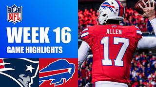 Patriots vs Bills Week 16  Madden 25 Simulation Highlights [upl. by Ahtamas]