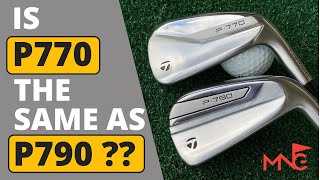 Is It The Same Iron TaylorMade P770 Iron VS TaylorMade P790 Iron [upl. by Roux]