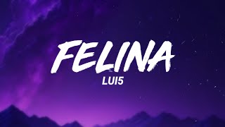 Lui5  Felina LetraLyrics [upl. by Freya]