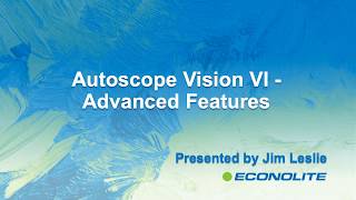 Autoscope Vision 2019 Tutorial VI  Advanced Features [upl. by Adnawaj]