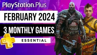 PlayStation Plus Essential February 2024 Monthly Games  PS Plus February 2024 [upl. by Dunston]