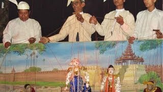 Mandalay Marionettes Theatre Myanmar Burma [upl. by Osy]