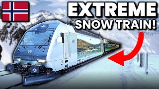 Seven hours on Norway’s STUNNING winter train journey [upl. by Yeltneb995]