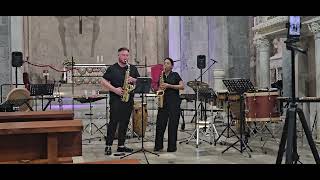 saxophone duo Nico Chirichella e Kimberly Cruel Castrillon [upl. by Earleen]