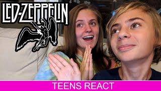 Teens Reaction  Led Zeppelin  Stairway To Heaven Live [upl. by Asseneg74]