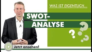 SWOT ANALYSE  Was ist eigentlich [upl. by Lyred]