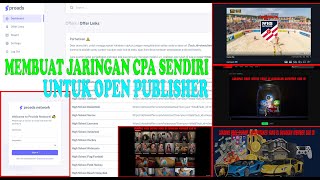 MEMBUAT JARINGAN CPA SENDIRI UNTUK OPEN PUBLISHER [upl. by Harahs]