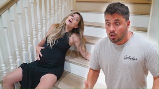 MY WATER BROKE EARLY PRANK ON HUSBAND [upl. by Rome]