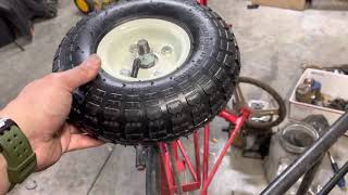 Cheap Go Kart Wheels From Harbor Freight [upl. by Acquah506]