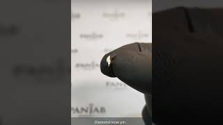 Diamond nose pin jewellery goldjewellerydesignsforwomen [upl. by Paulita]