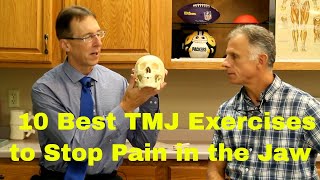 10 Best TMJ Exercises to Stop Pain in Your Jaw Temporomandibular Joint Disorder [upl. by Liddie884]