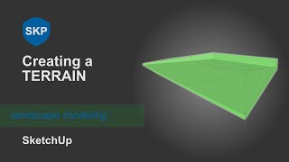 Creating a terrain using a point clouds in SketchUp [upl. by Hillhouse]