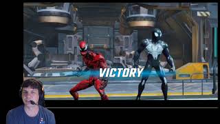 War Offense  How to use Symbiotes vs Asgardians  Marvel Strike Force [upl. by Ylerebmik933]