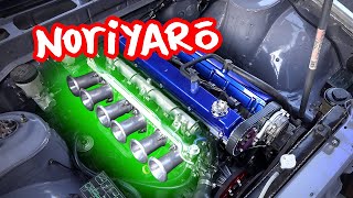 NA RB25 ITB sound onboard drifting [upl. by Swee984]