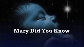 Mary Did You Know Kids Lyrics [upl. by Duff]