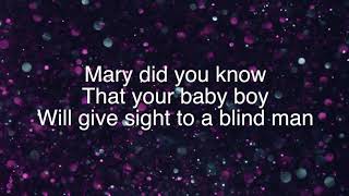 Mary Did You Know  Pentatonix  lyric video [upl. by Nayra953]