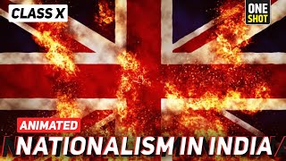 🔥 Nationalism in India  IN JUST 15 MINUTES  class 10 full chapter of history in Animation  NCERT [upl. by Ddahc]