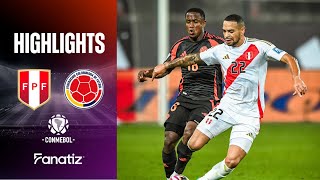 Perú 11 Colombia  Extended Game Highlights  World Cup Qualifiers 2026 [upl. by Max757]