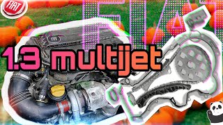 FIAT 13 multijet  Timing chain replacement not removing oil pan [upl. by Gnud]