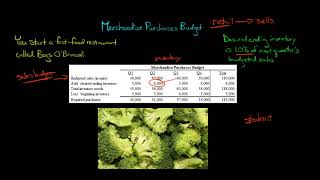 Merchandise Purchases Budget [upl. by Towbin]