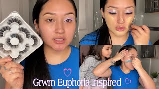 Euphoria Inspired Grwm  Apartment Update 🤍 [upl. by Kirred]