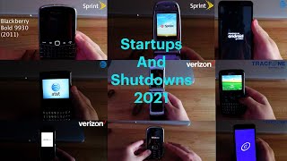 StartupShutdown Compilation of all my mobile devices 2021 [upl. by Einnaf415]