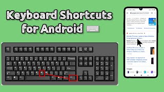 Keyboard shortcuts for android [upl. by Godart]