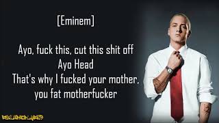 Eminem  Quitter Everlast Diss ft D12 Lyrics [upl. by Adnohrahs895]