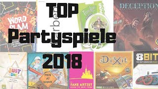 BESTEN PARTYSPIELE 2018  Brettspiel Geeks  Brettspiele [upl. by Atiroc109]