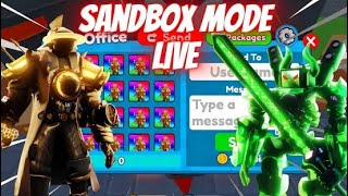 🔴LIVE🔴 SANDBOX MODE WITH VIEWERS amp SIGNING UNITS  ROBLOX Toilet Tower Defense GIVEAWAY EP 77 [upl. by Nyleaj23]