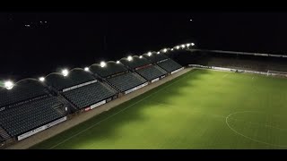 Stadionbelysning  Gladsaxe stadion [upl. by Ogilvie]