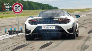 1000HP McLaren 765LT HCP 0312 KMH Accelerations [upl. by Domonic]