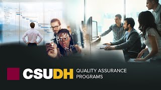 Info Session Quality Assurance Programs at CSUDH Webinar 52322 [upl. by Meekyh937]