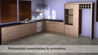 Impressive HD 3D rendering amp animation  imos interior design software [upl. by Atteras]