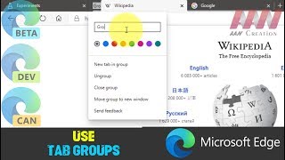 How to Use Tab Groups in Microsoft Edge Chromium [upl. by Ilarin586]