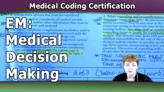 Medical Decision Making — EM Coding Documentation and Guidelines [upl. by Curr]