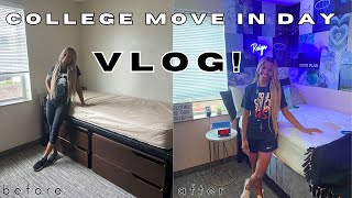 COLLEGE MOVE IN DAY 2023 VLOG freshman year student athlete [upl. by Utimer]