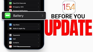 Things You Should Know Before Updating to iOS 154 [upl. by Nyliuqcaj]