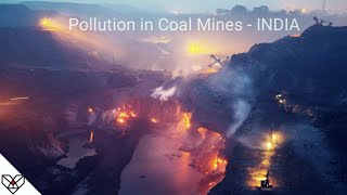 Pollution in Coal Mines  Jharia  Dhanbad Jharkhand [upl. by Arnst]